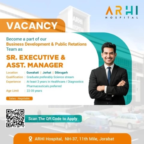 Vacacy on Sr. Executive & Assist. Manager