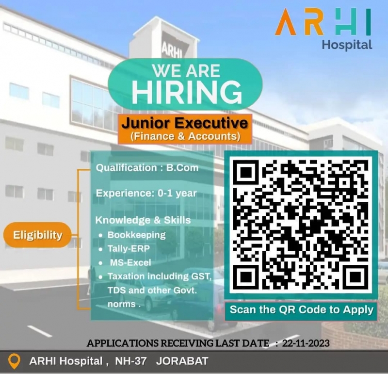 Vacacy on Junior Executive